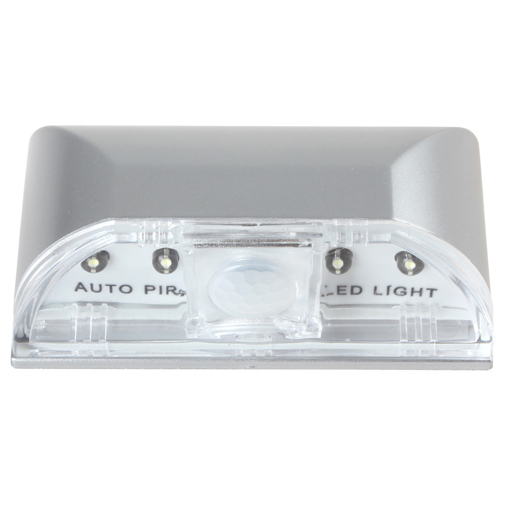 infrared ir wireless auto sensor light led pir motion sensor detector light door keyhole 4 led lamp nightlight