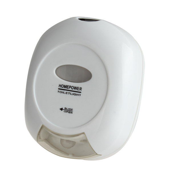 led sensor motion activated toilet light bathroom flush toilet lamp battery-operated night light with red green light