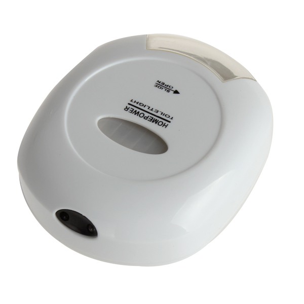 led sensor motion activated toilet light bathroom flush toilet lamp battery-operated night light with red green light