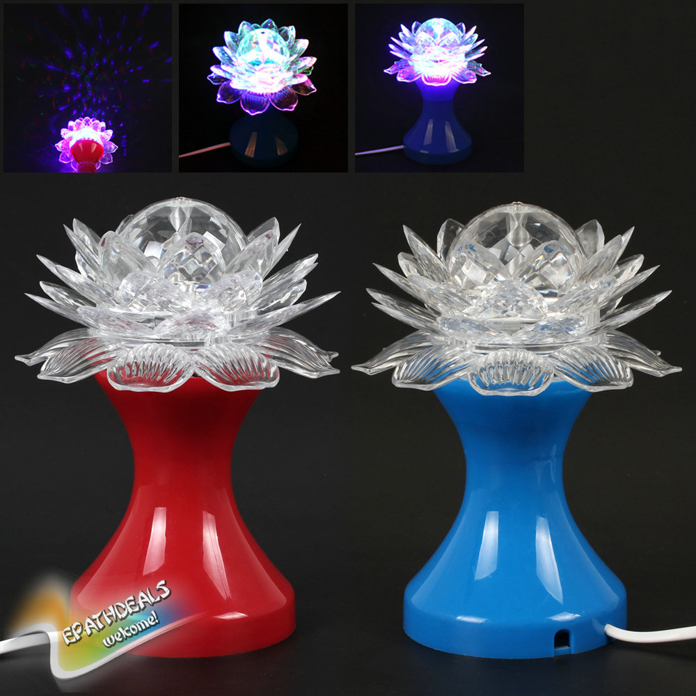 lotus desk lamp 6w 16 x rgb led lamp bulb rgb led stage light for disco / ballroom / ktv / bar / stage dropship & whole