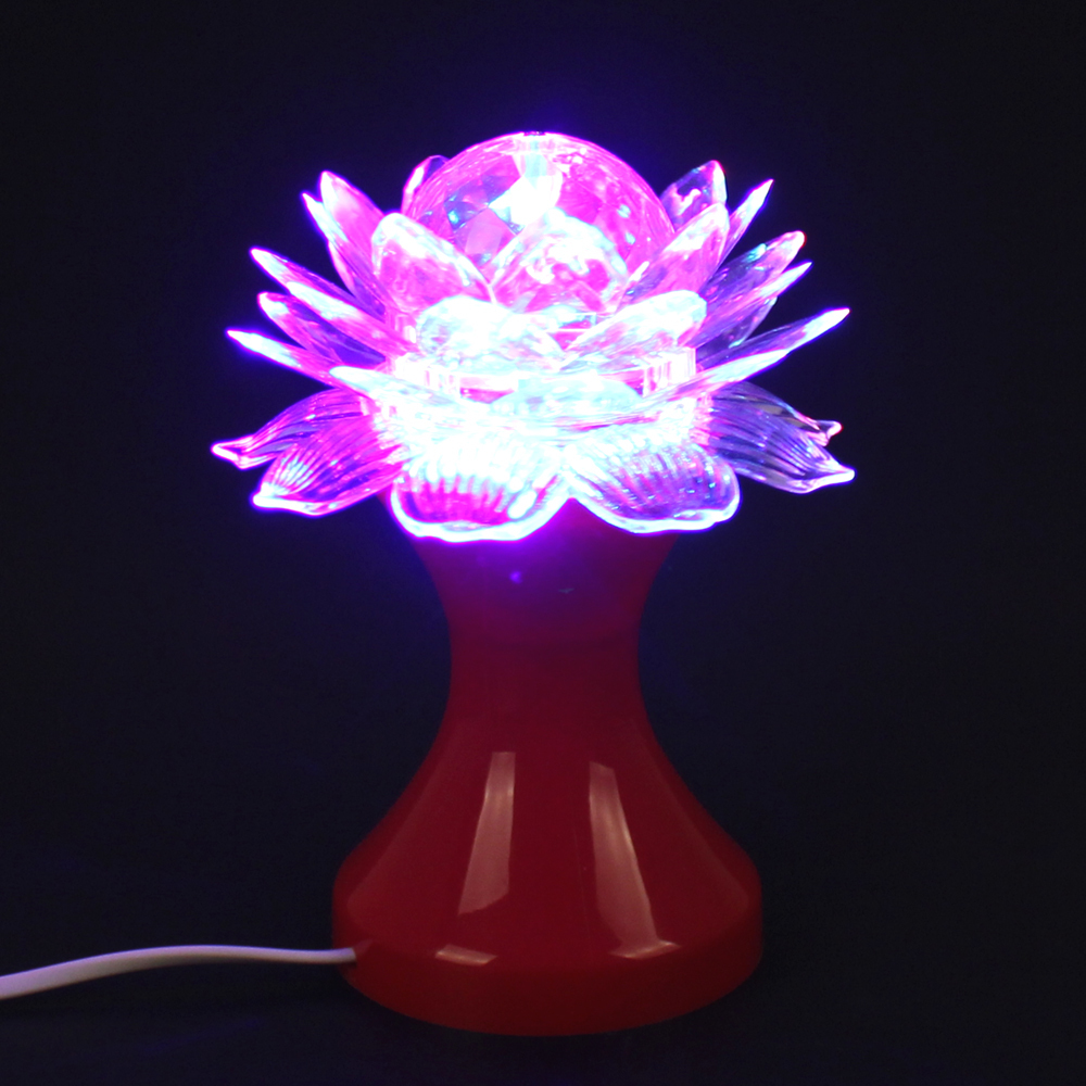 lotus desk lamp 6w 16 x rgb led lamp bulb rgb led stage light for disco / ballroom / ktv / bar / stage dropship & whole
