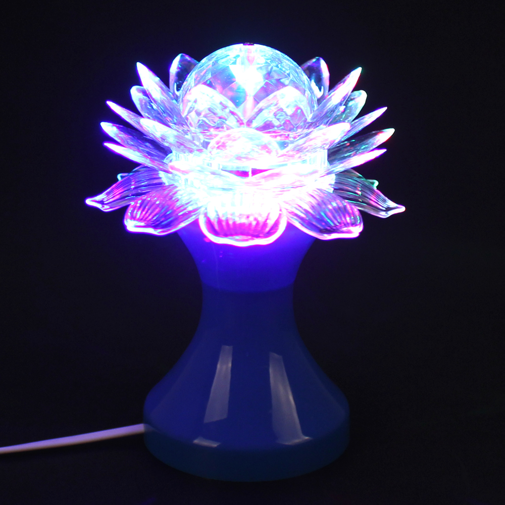 lotus desk lamp 6w 16 x rgb led lamp bulb rgb led stage light for disco / ballroom / ktv / bar / stage dropship & whole