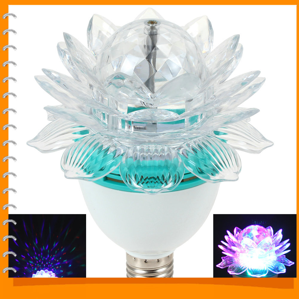 lotus lamp auto rgb led lamp bulb mini rgb led stage effect lights built-in microphone for disco / ballroom / ktv / bar / stage lotus lamp auto rgb led lamp bulb mini rgb led stage effect lights built-in microphone for disco / ballroom / ktv / bar / stage