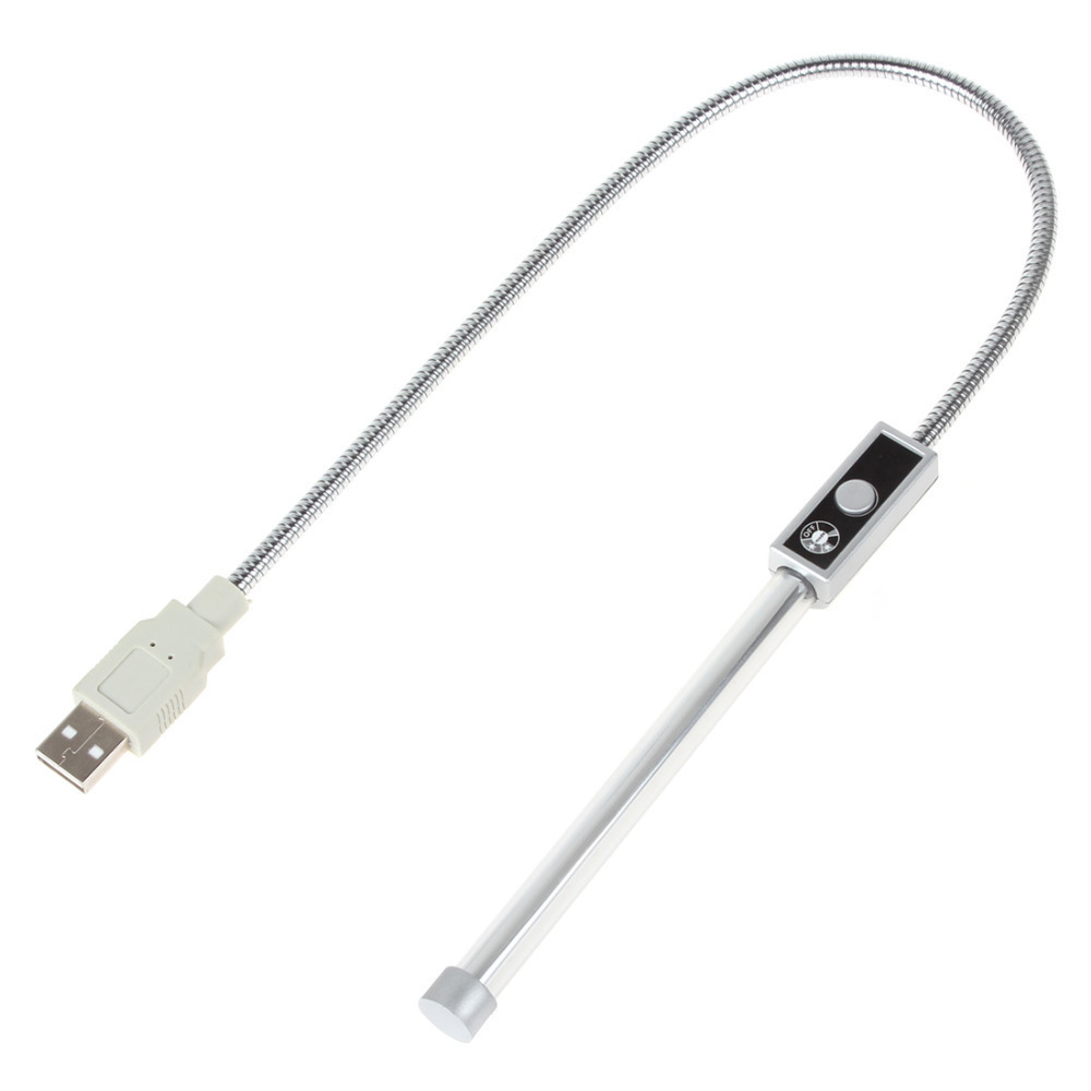 metal neck flexible 10 x leds mini usb light adjustable brightness usb lamp for pc / notebook / computer