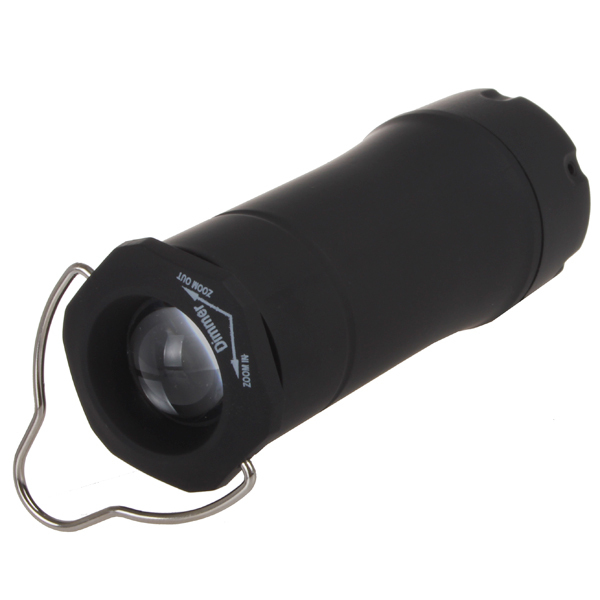 portable mini cree r2 led zoomable flashing camping lantern outdoor led tent light lamp with 3 working modes