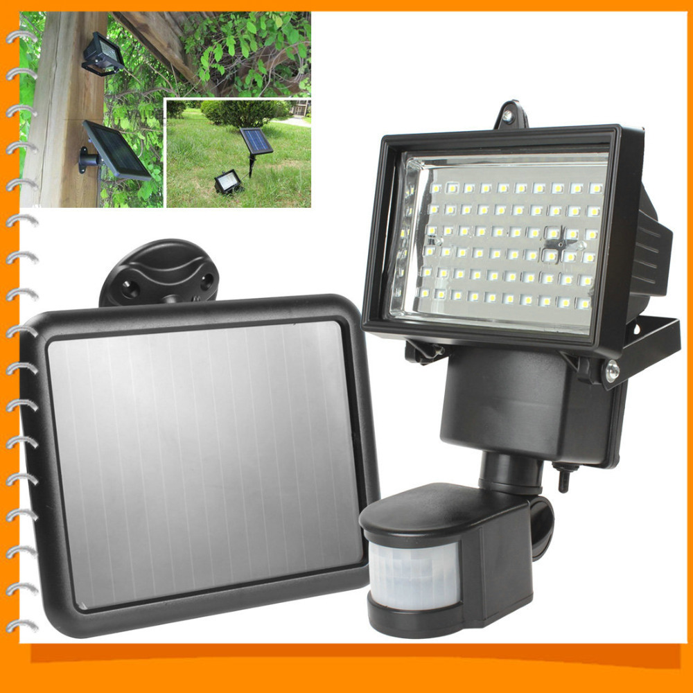 solar panel floodlights led solar flood light outdoor security pir motion sensor 60 leds garden path wall emergency lamp solar panel floodlights led solar flood light outdoor security pir motion sensor 60 leds garden path wall emergency lamp