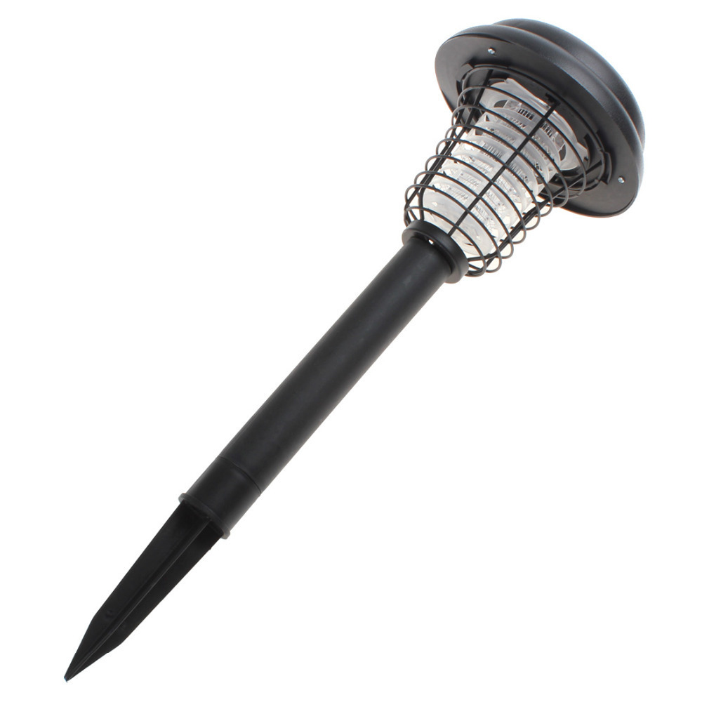 uv led solar light outdoor yard garden lawn anti mosquito insect pest solar bug zapper killer trapping lantern lamp