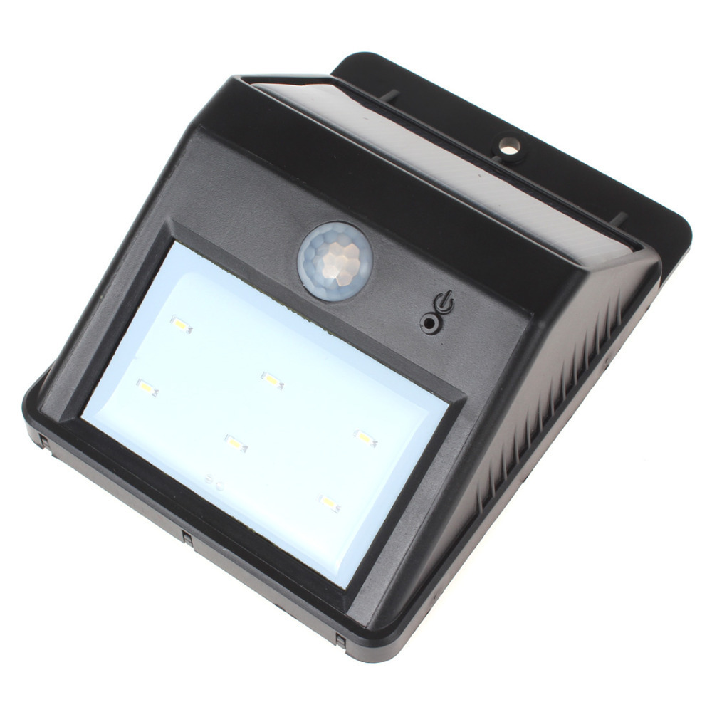 waterproof solar led auto pir motion sensor light outdoor wall walkway pathway yard fence garden solar energy powered led lamp
