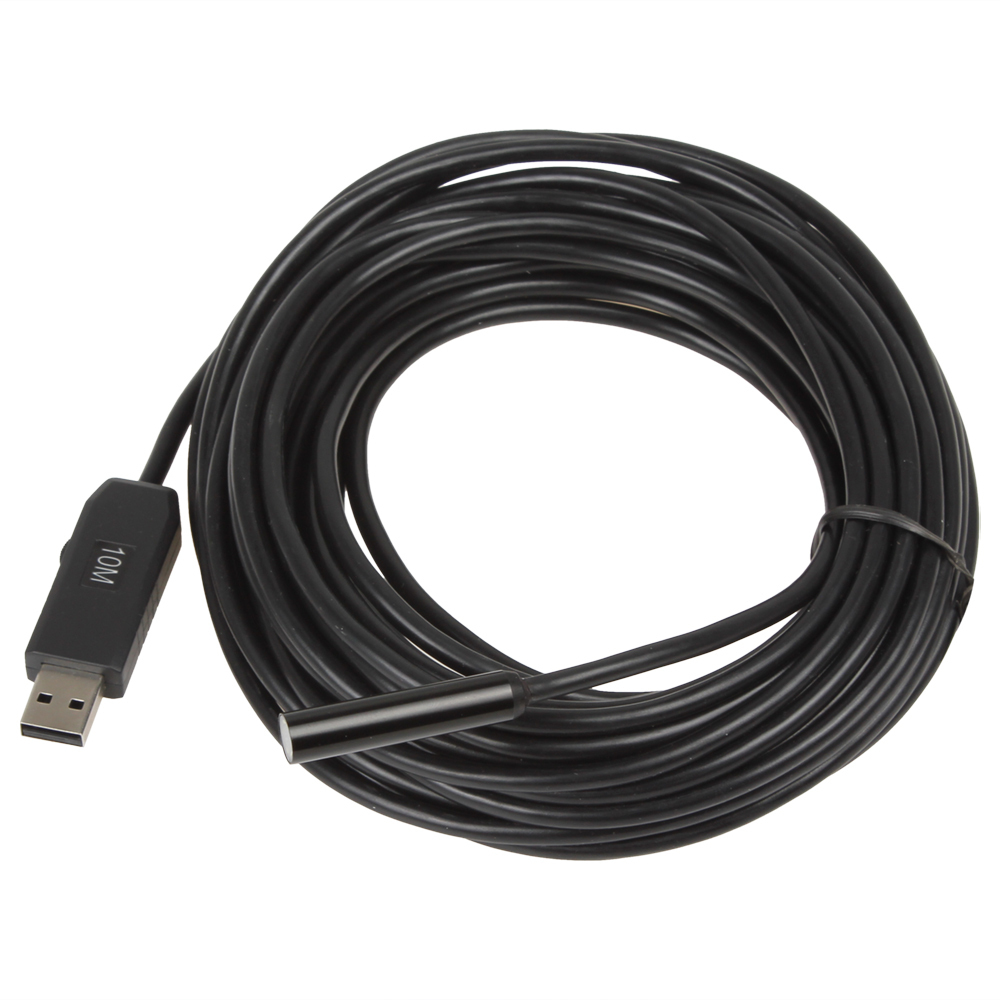 1/6 cmos 2mp 9mm lens 1600 x 1200 hd 10m 6 leds usb endoscope for industrial inspection