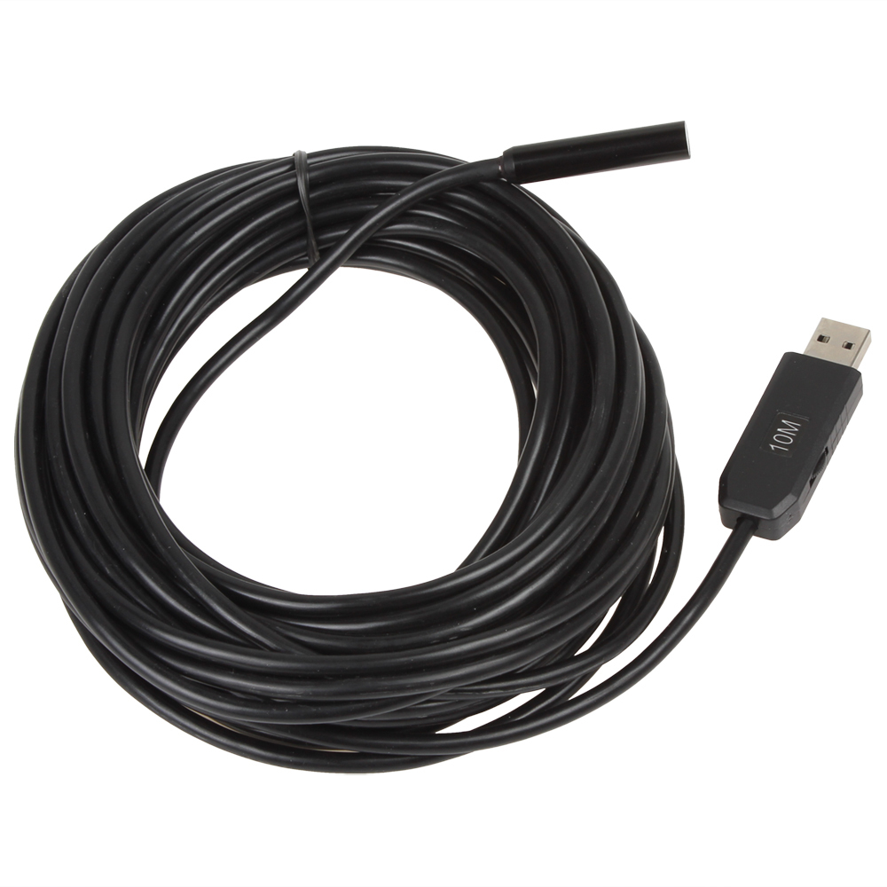 1/6 cmos 2mp 9mm lens 1600 x 1200 hd 10m 6 leds usb endoscope for industrial inspection