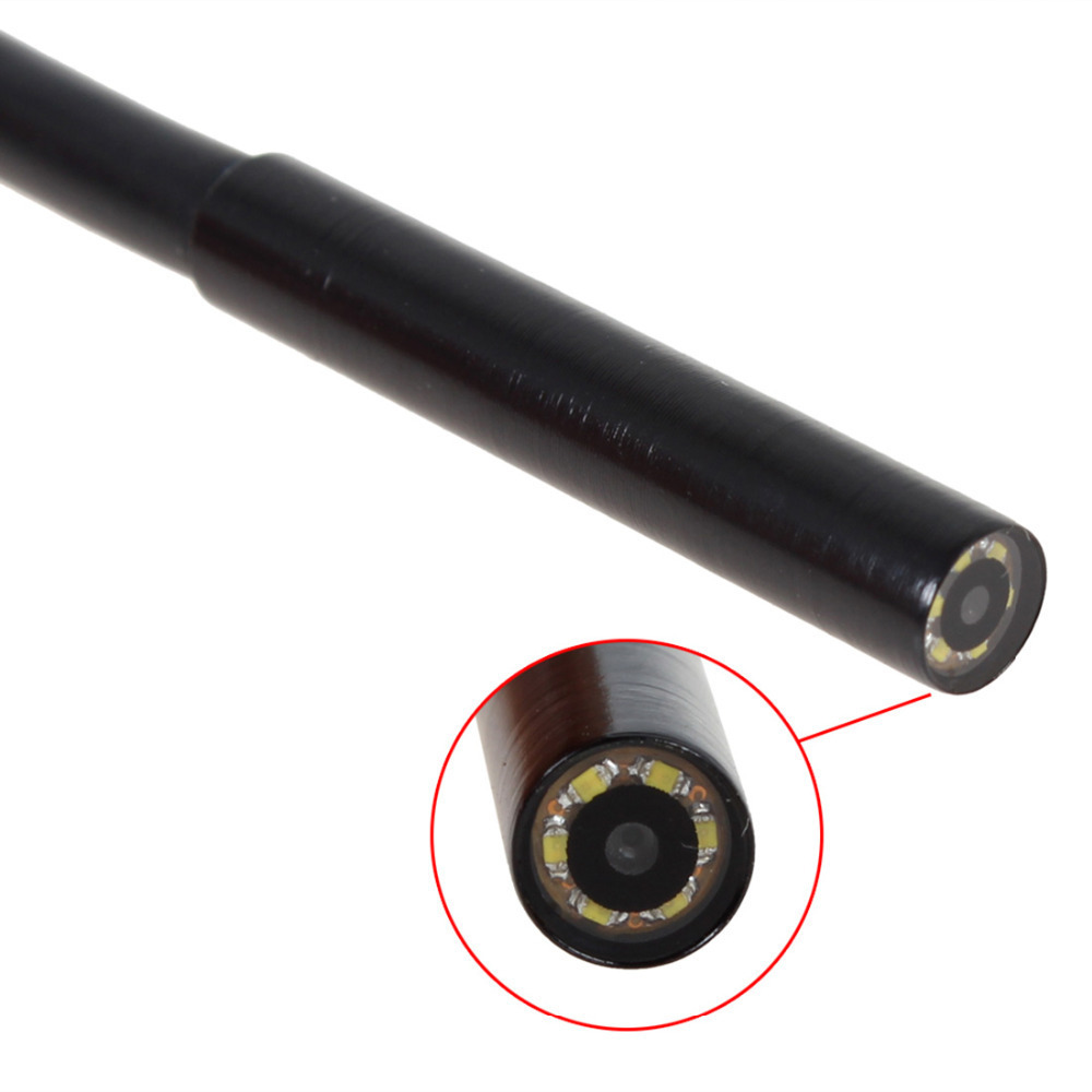 20m waterproof mini usb endoscope inspection camera 6 white leds 1/9 cmos 5.5mm lens mini borescope snake tube camera with p2p