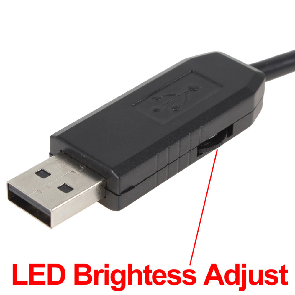 20m waterproof mini usb endoscope inspection camera 6 white leds 1/9 cmos 5.5mm lens mini borescope snake tube camera with p2p