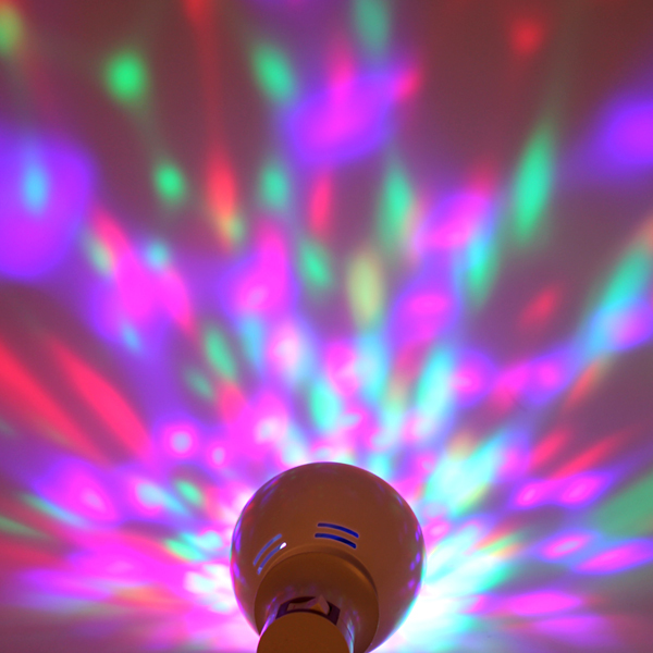 3w 85 - 260v mini rgb colorful led stage light bulb crystal magic ball 360 degree rotating stage lamp stage lighting effect