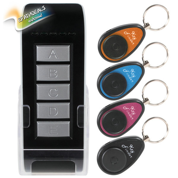 4 in 1 remote wireless key finder locator keychain electronic anti-lost alarm key finder keyfinder with 40m finding distance