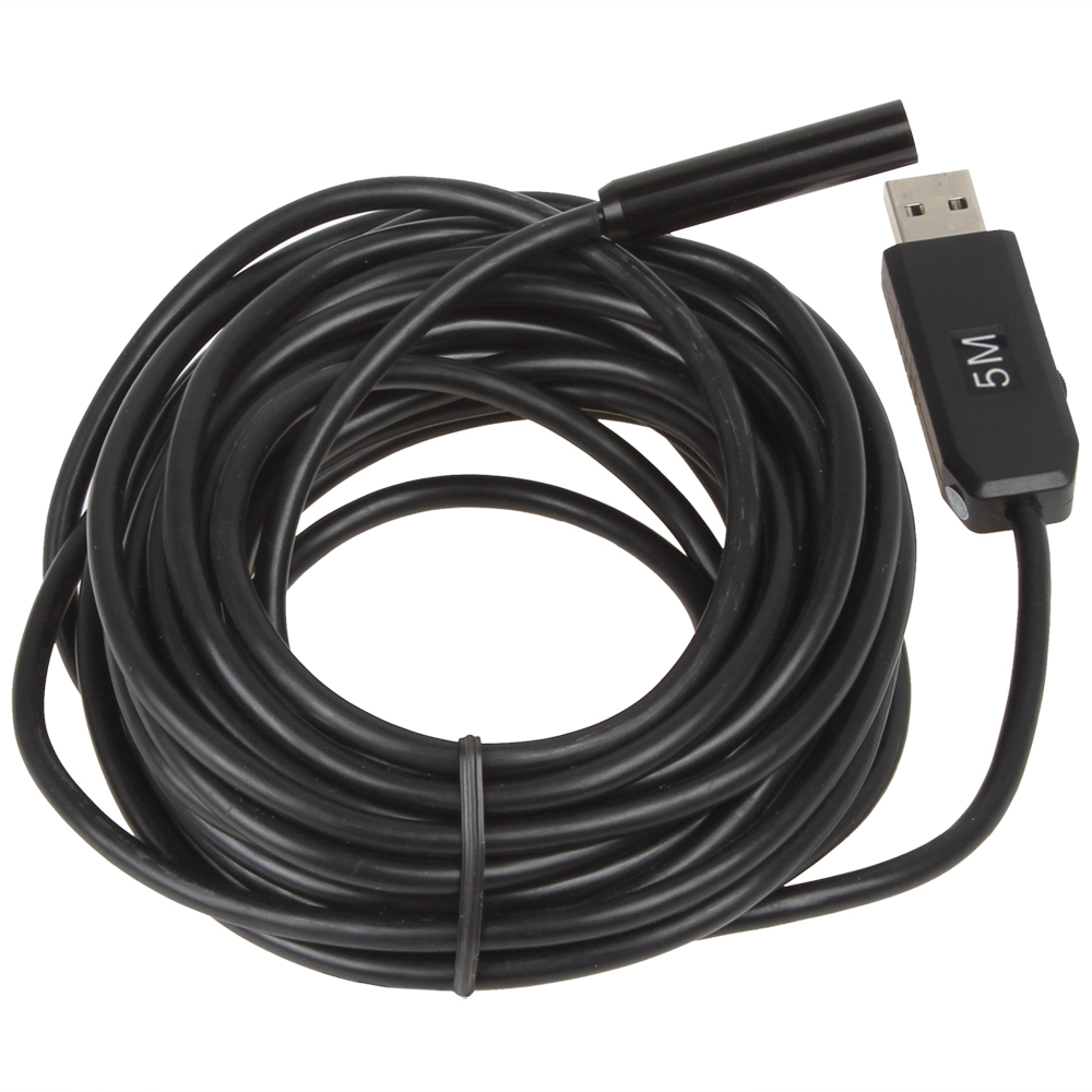5m usb cable 6 leds 1/6 cmos 1600 x 1200 hd 2mp 9mm usb endoscope support video record