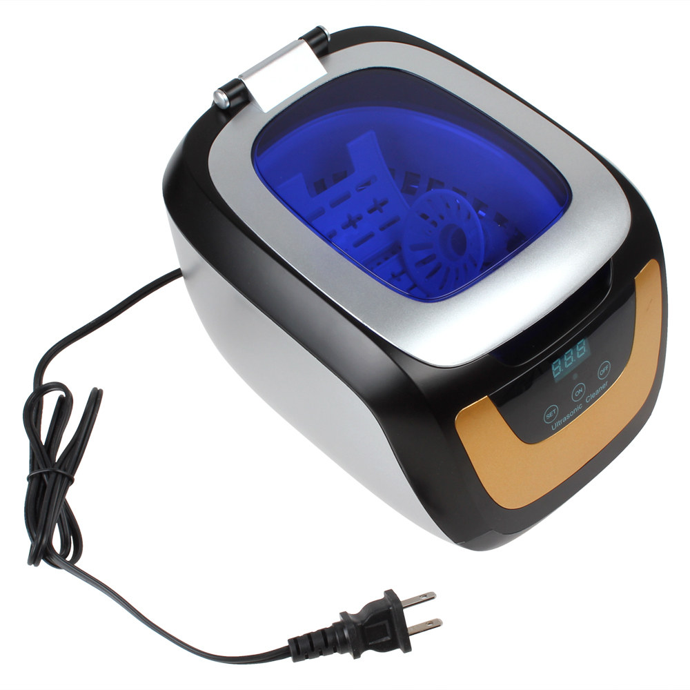 750ml professional digital mini ultrasonic cleaner 110v 220v jewelry glasses disk watch coin cleaning machine with time setting