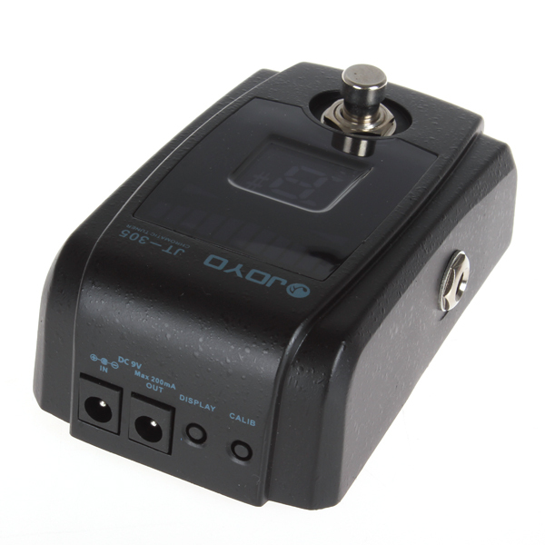 joyo jt-305 metal chromatic mini digital eectric pedal tuner guitar accessories with 4 display mode + 4a frequency + true bypass