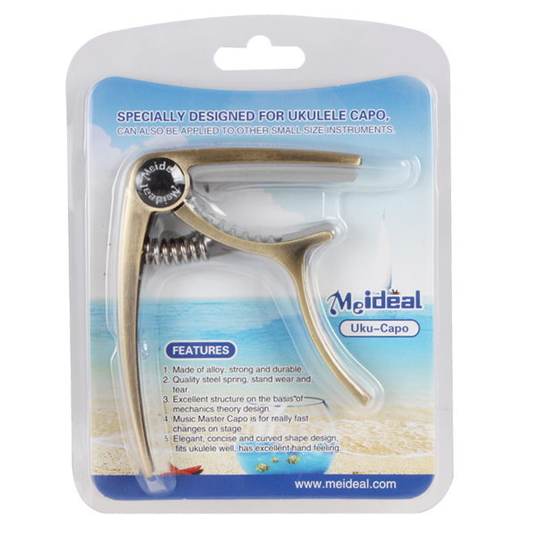 meideal high-grade professional ukulele capo tuner metal capo specially design for guitar ukelele capo