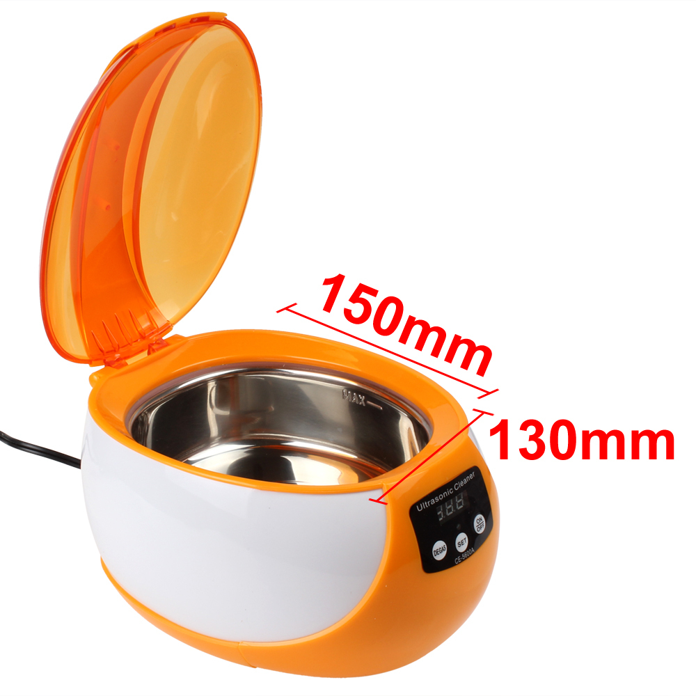 professional digital ultrasonic cleaner mini jewelry glasses watch coin cleaning machine 110v / 220v with degas function