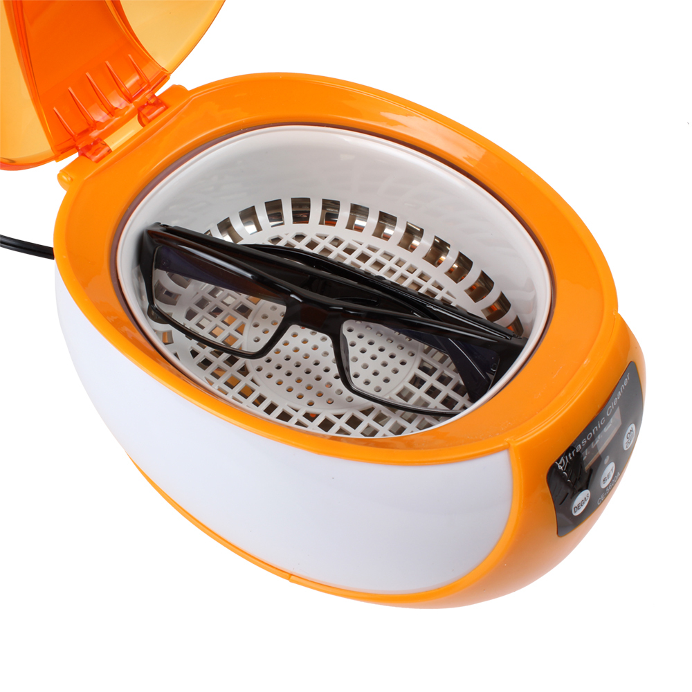 professional digital ultrasonic cleaner mini jewelry glasses watch coin cleaning machine 110v / 220v with degas function