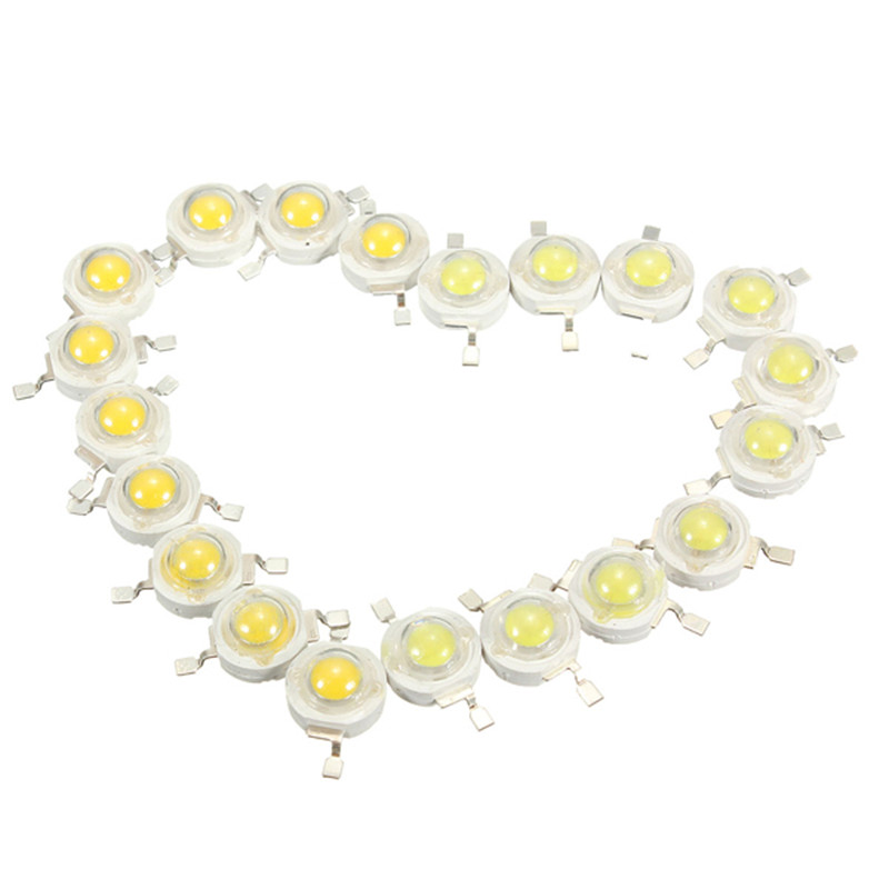 10pcs 3w high power led lamp beads 200~230 lm 45mil 6000k-6500k white and warm white 10pcs 3w high power led lamp beads 200~230 lm 45mil 6000k-6500k white and warm white