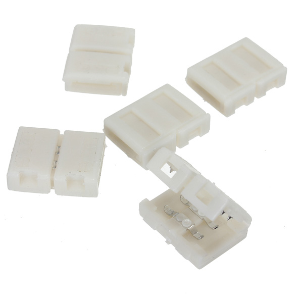 10pcs/lot 8mm 2pin connector adapter accessories pcb for 3528 led strip single color solderless 10pcs/lot 8mm 2pin connector adapter accessories pcb for 3528 led strip single color solderless