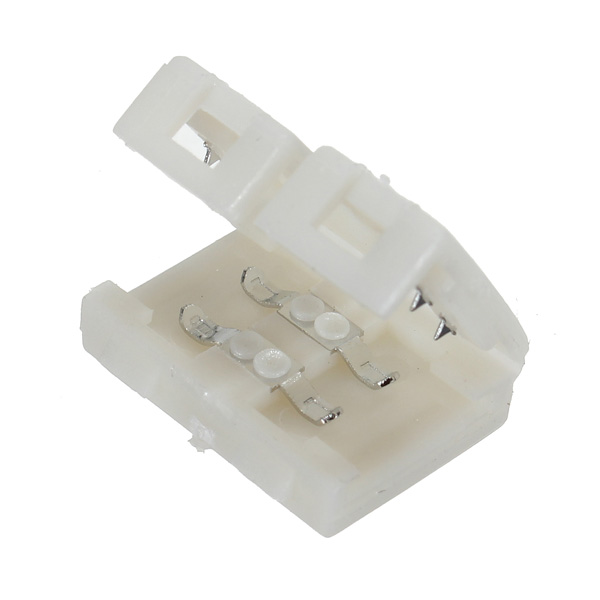 10pcs/lot 8mm 2pin connector adapter accessories pcb for 3528 led strip single color solderless