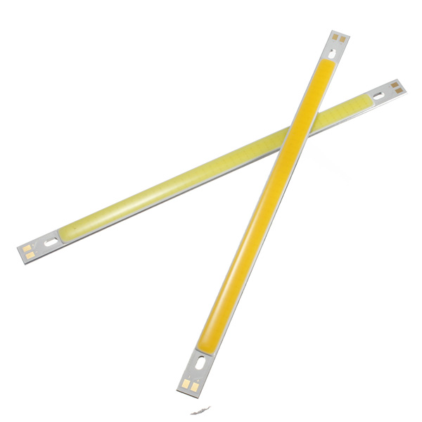 10w cob led strip lights bulb lamp pure white warm white 12-24v 1000lm for diy 200x10mm