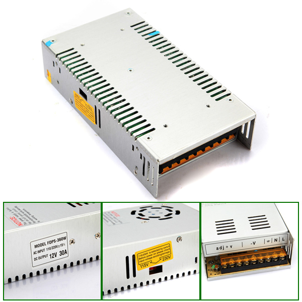 12v 30a 360w switch power supply switching driver adapter for transformer led strip light display 110v/220v 12v 30a 360w switch power supply switching driver adapter for transformer led strip light display 110v/220v