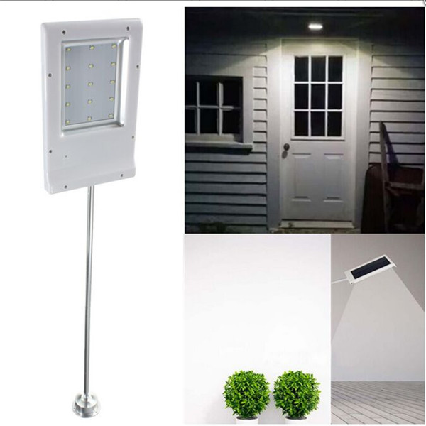 15 led solar power panel sensor wall street light waterproof outdoor garden path spotlight decoration lamp