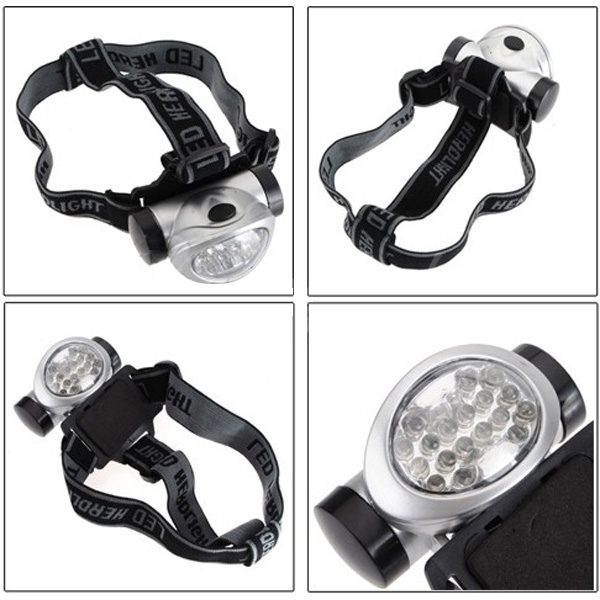 18 led 4 modes waterproof headlamp head light torch lamp hiking camping fishing flashlight