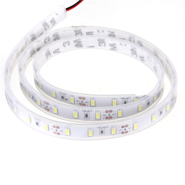 1m 5630 smd 60 led silicone tube waterproof flexible strip tape light lamp cool white dc12v