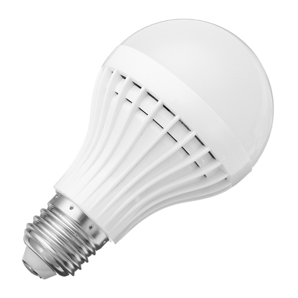 1pcs e27 5w white led light bulb microwave radar human induction corridor corridor garage 5w switch energy-saving lamp bulb