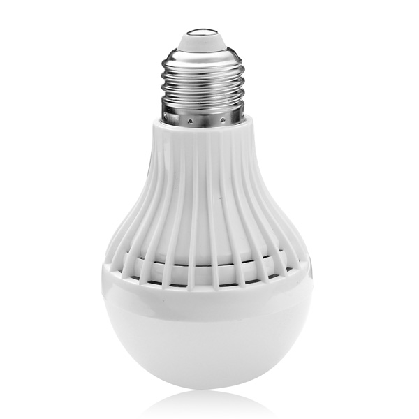 1pcs e27 5w white led light bulb microwave radar human induction corridor corridor garage 5w switch energy-saving lamp bulb