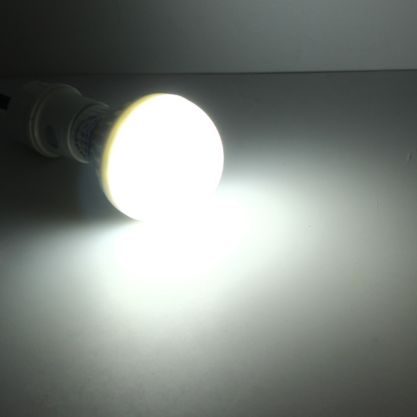 1pcs e27 5w white led light bulb microwave radar human induction corridor corridor garage 5w switch energy-saving lamp bulb
