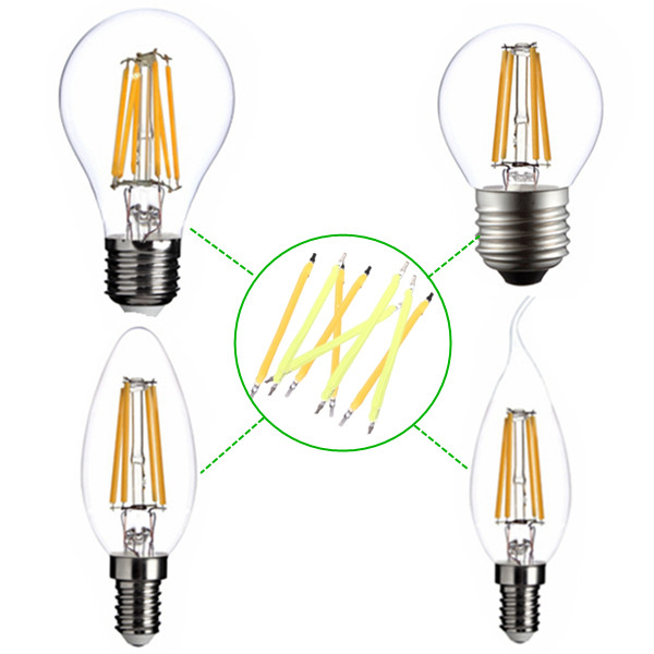 1w cob led filament light source for globe candle lamp bulb warm white pure white diy
