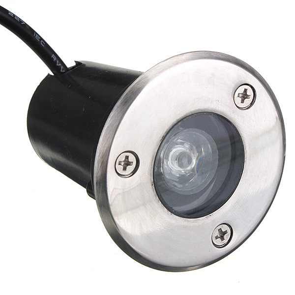 1w led outdoor in ground garden square flood spotlight waterproof landscape light lamp bulb 85-265v