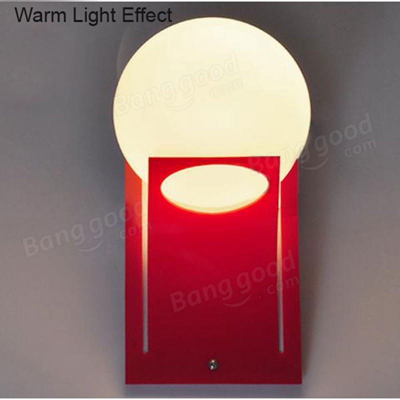2015 new brief modern round ball glass stair balcony wall light bedroom lamps
