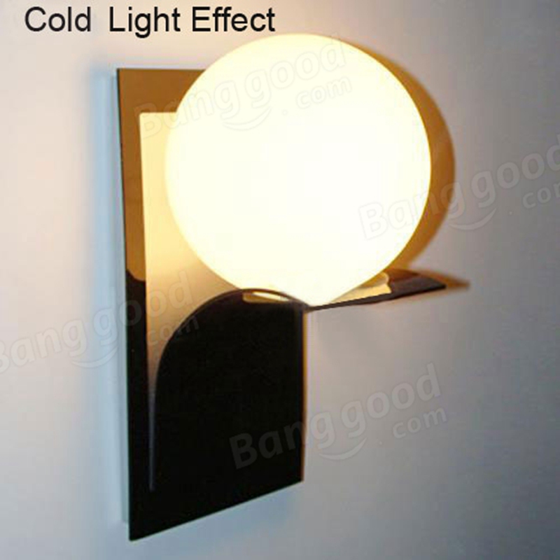 2015 new brief modern round ball glass stair balcony wall light bedroom lamps