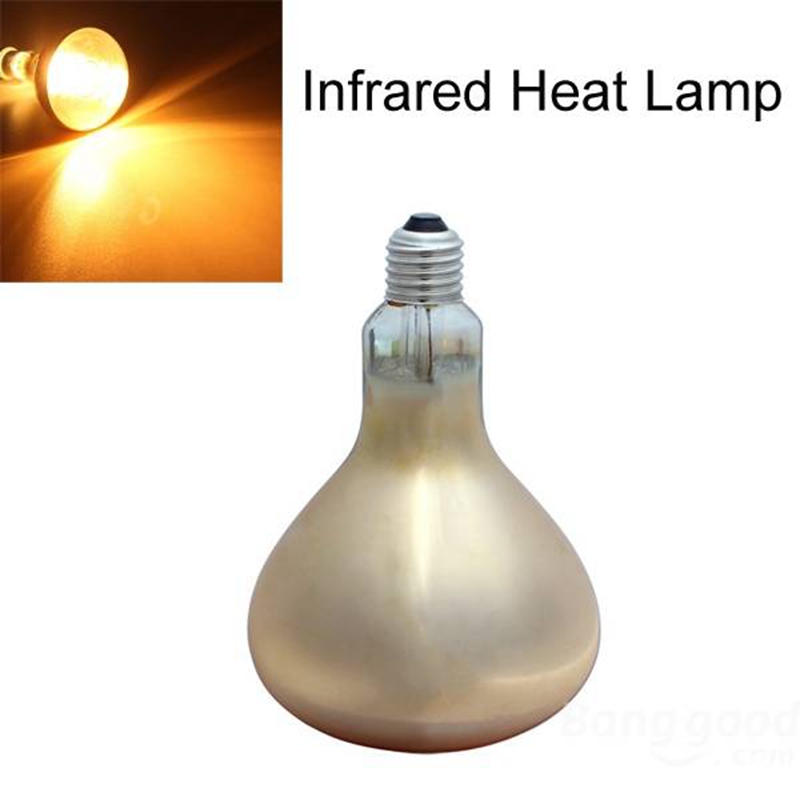 2015 new e27 275w water-proof/anti-explosion infrared heat lamp bulb ac 220v