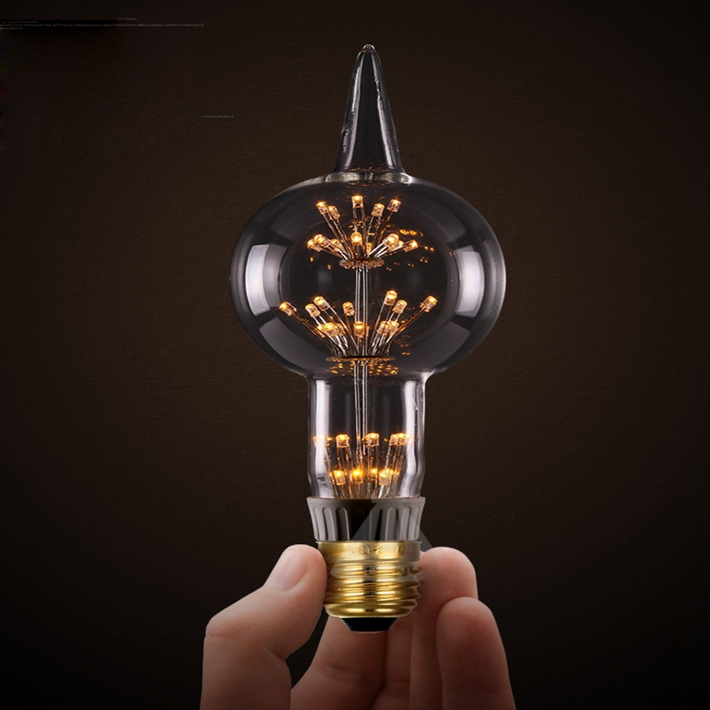2015 new e27 led bulb 3w warm white 220v g80 edison style light bulb