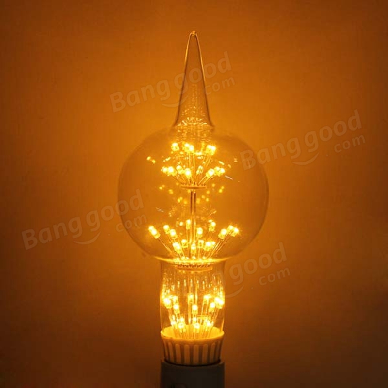 2015 new e27 led bulb 3w warm white 220v g80 edison style light bulb