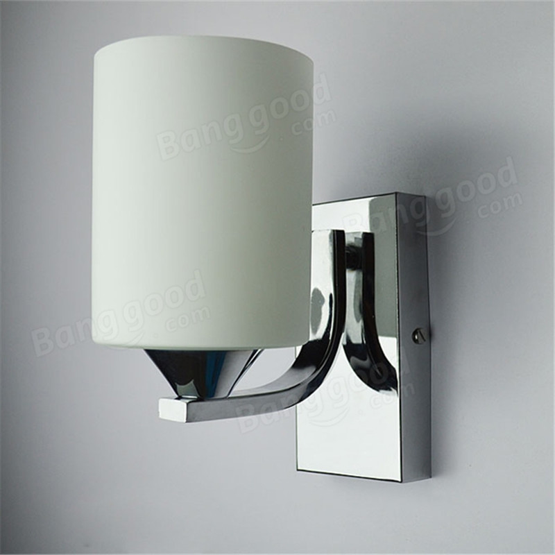 2015 new fashion simple sconce ground glass lampshade e27 wall lamps