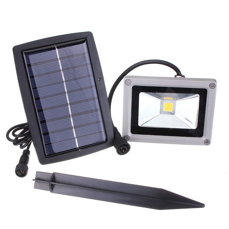 2015 newest 10w solar power led flood night light waterproof outdoor garden decoration landscape spotlight wall lamp bulb