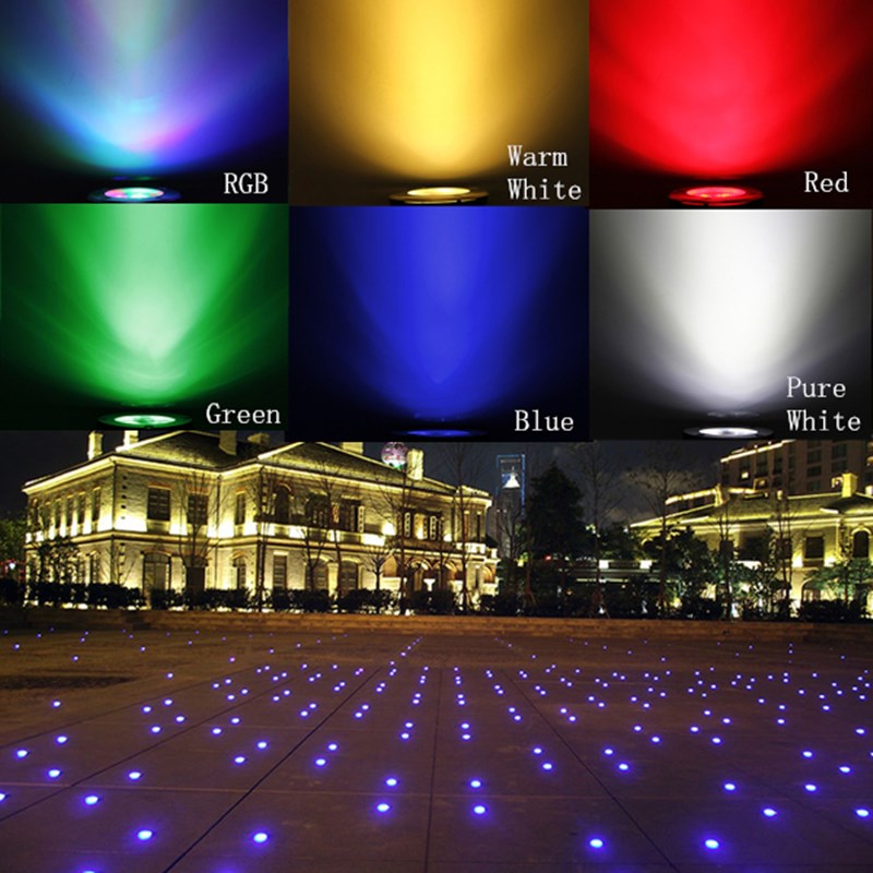 2015 newest multicolor 7w led outdoor in ground garden path flood spotlight waterproof landscape light lamp bulb 85-265v