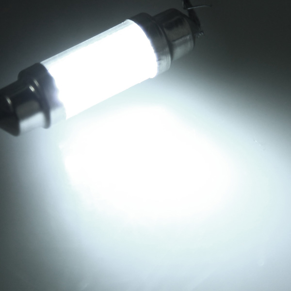 2pcs/lot 39mm 8 smd led pure white c5w car auto interior festoon dome reading light lamp bulb dc12v