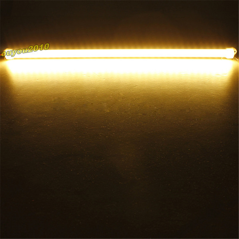 2pcs/lot 50cm 36 led 5630 smd waterproof hard rigid strip cabinet bar light pure white warm white with cover dc12v