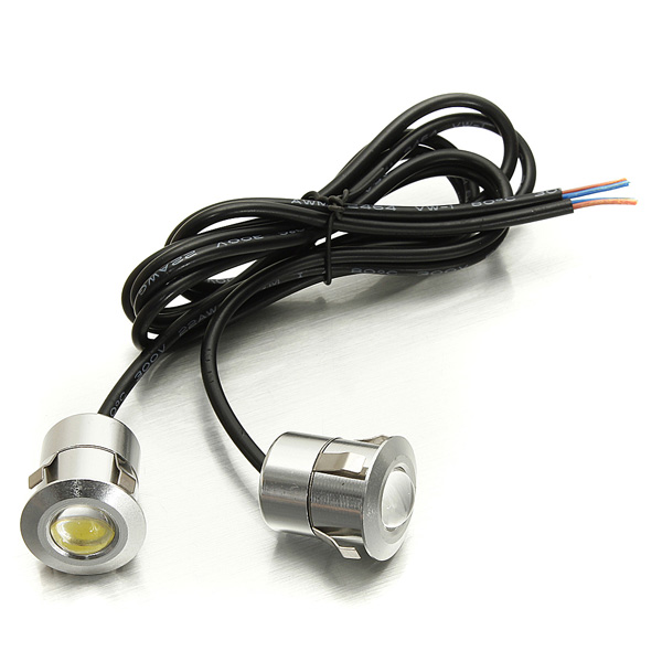 2pcs/lot 9w led eagle eye car auto back up reverse tail parking lamps bulbs daytime running lights white dc12v