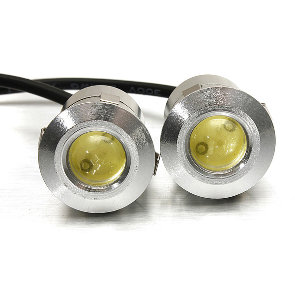 2pcs/lot 9w led eagle eye car auto back up reverse tail parking lamps bulbs daytime running lights white dc12v