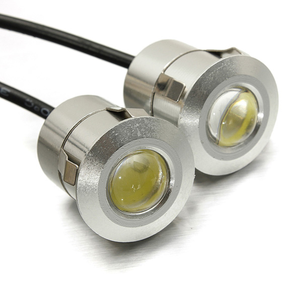 2pcs/lot 9w led eagle eye car auto back up reverse tail parking lamps bulbs daytime running lights white dc12v